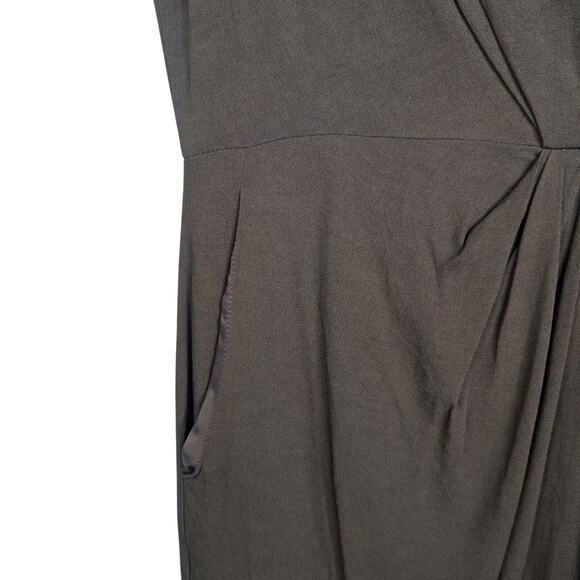 Theory Dress Womens 2 Brown Academia Smart Casual Polished Minimalist Career - Picture 5 of 9